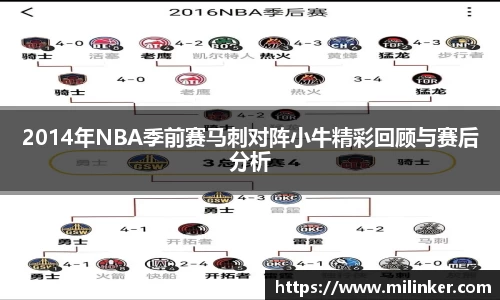 2014年NBA季前赛马刺对阵小牛精彩回顾与赛后分析